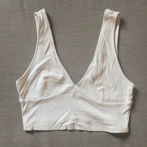 Women’s medium white crop top